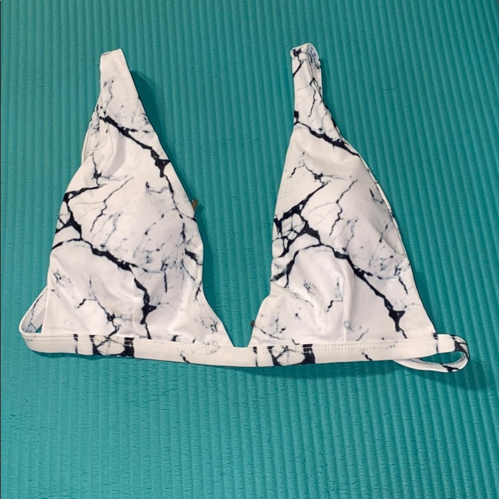 Shein Marble Bikini Top!🤍
